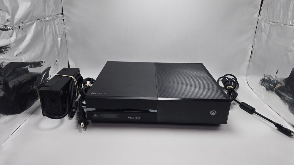 Xbox One 500GB Console Black Model 1540 1080p with cables, Tested